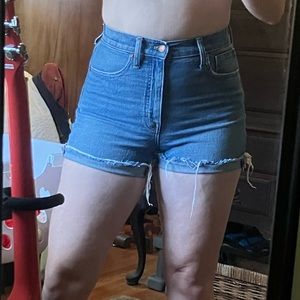 Madewell High Rise Denim Shorts